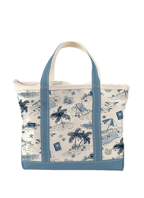 Vacation Vibes Zippered Boat Tote by Out of Print