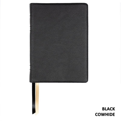 Lsb Giant Print Reference Edition, Paste-Down Black Cowhide by Steadfast Bibles