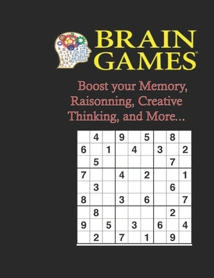 Brain Games 100 Sudoku: Lower Your Brain Age in Minutes a Day, Book with Solutions: Boost your Memory, Raisonning, Creative Thinking, from Har by Maayane, Anas