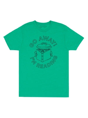 Sesame Street Oscar the Grouch: Go Away I'm Reading Unisex T-Shirt Large by Out of Print