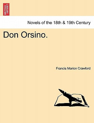 Don Orsino. Vol. III. by Crawford, F. Marion