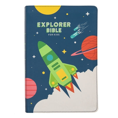 CSB Explorer Bible for Kids, Blast Off Leathertouch by Csb Bibles by Holman