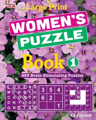 Large Print WOMEN'S PUZZLE Book 1 by Jaja Books