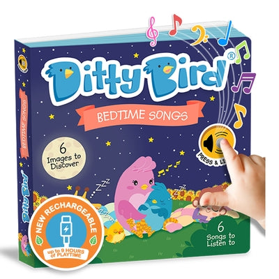 Ditty Bird Bedtime Songs Interactive Musical Book for Toddlers 1- 3 Baby Sound Book You Are My Sunshine by Ditty Bird