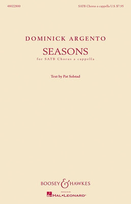Seasons: Satb Chorus A Cappella by Argento, Dominick