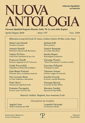 Nuova Antologia - A. CLV, N. 2294, Aprile-Giugno 2020: Rivista Di Lettere, Scienze Ed Arti. Serie Trimestrale Fondata Da Giovanni Spadolini by Edizioni Polistampa