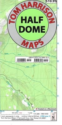 Half Dome Trail Map by Harrison, Tom