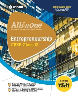 All In One Class 12th Entrepreneurship for CBSE Exam 2024 by Manglik, Shruti