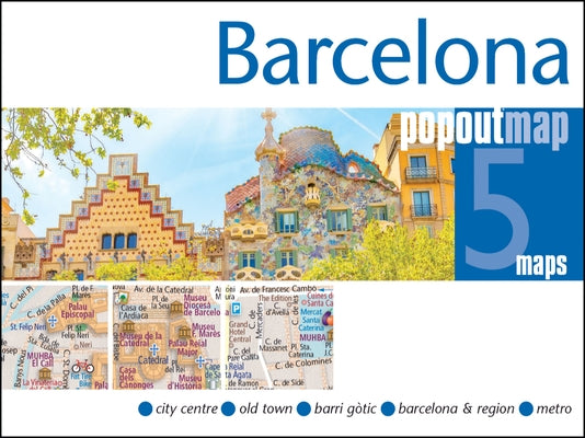 Barcelona Popout Map by Popout Map