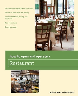 How to Open and Operate a Restaurant by Meyer, Arthur