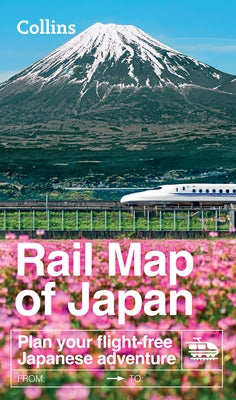 Collins Rail Map of Japan by Collins Maps