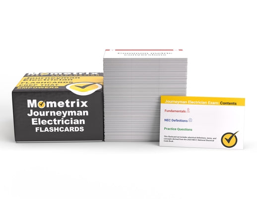 Journeyman Electrician Study Cards: Journeyman Electrician Exam Prep 2025-2026 with Practice Test Questions [Full Color Cards] by Mometrix