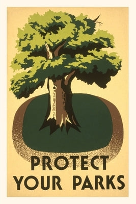 Vintage Journal Protect Your Parks, Stately Tree by Found Image Press