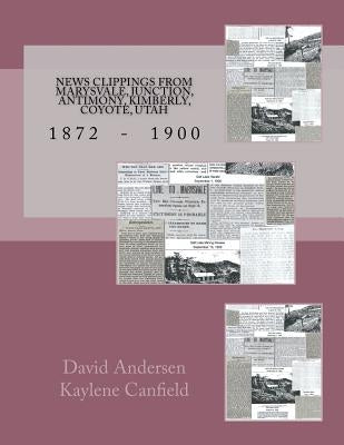 News Clippings from Marysvale, Junction, Antimony, Kimberly, Coyote, Utah: 1872 - 1900 by Canfield, Kaylene