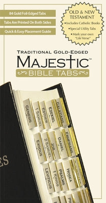 Majestic Traditional Gold-Edged Bible Tabs by Claire, Ellie