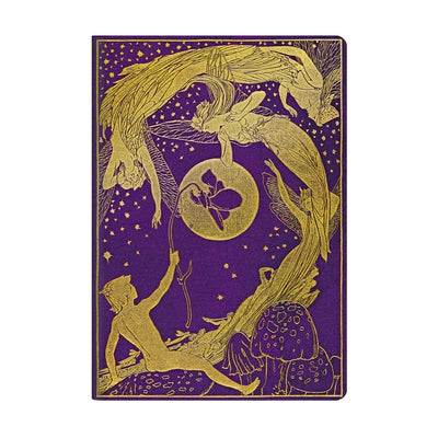 Violet Fairy A4 Unlined Softcover Cahier, 80pg, 100gsm by Paperblanks (Lang's Fairy Books) by Paperblanks