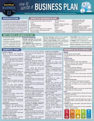 How to Write a Business Plan: A Quickstudy Laminated Reference Guide by Allison, Kyle