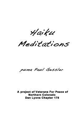 Haiku Meditations: A Project of Veterans For Peace by Gorph