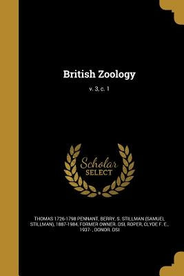 British Zoology; v. 3, c. 1 by Pennant, Thomas 1726-1798