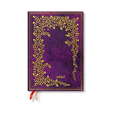 2027 New York Rose MIDI Vertical Hardcover 12-Month Weekly Planner, 160pg, 100gsm by Paperblanks (Gilded Age) by Paperblanks