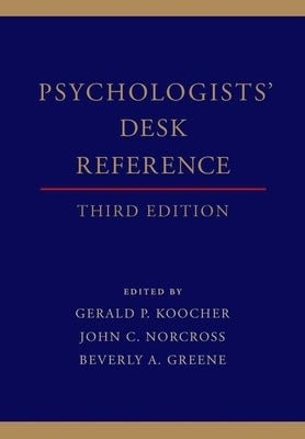 Psychologists' Desk Reference by Koocher, Gerald P.