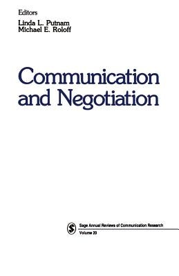Communication and Negotiation by Putnam, Linda L.