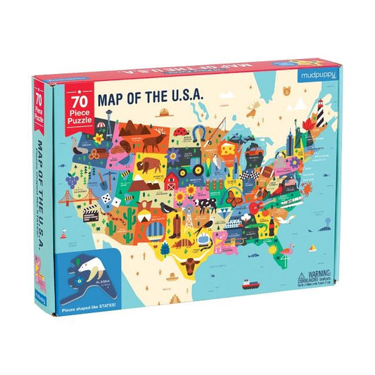Map of the U.S.A. Puzzle by Mudpuppy