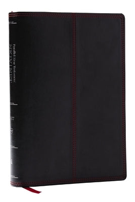 Nkjv-Net Parallel New Testament with Net Translators' Notes, Black Leathersoft, Red Letter, Comfort Print: Unparalleled Insights with Over 16,000 Tran by Thomas Nelson