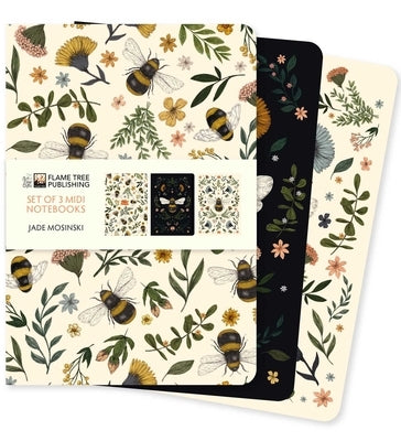 Jade Mosinski Set of 3 MIDI Notebooks by Flame Tree Studio