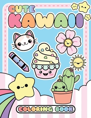 Cute Kawaii Coloring Book by Press, Moonpaint