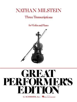 3 Transcriptions: Violin and Piano by Hal Leonard Corp