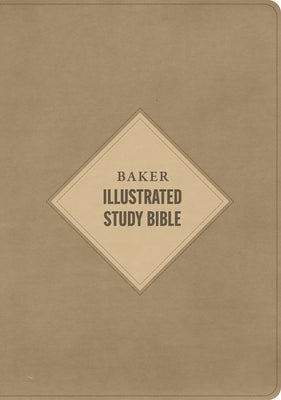 CSB Baker Illustrated Study Bible, Khaki Leathertouch, Indexed by Csb Bibles by Holman