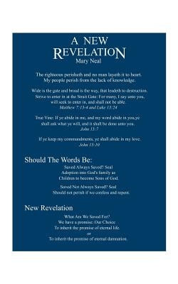 A New Revelation from God by Neal, Mary