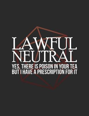 Lawful Neutral: RPG Alignment Themed Mapping and Notes Note by Mapping, Cutiepie