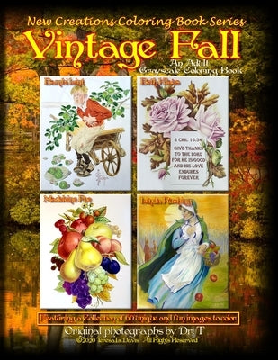 New Creations Coloring Book Series: Vintage Fall by Davis, Brad