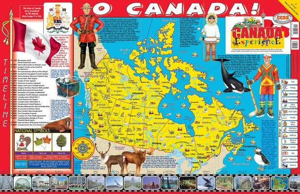 The Canadian Experience Poster/Map! by Gallopade International
