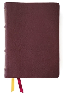 Nkjv, Thompson Chain-Reference Bible, Genuine Leather, Calfskin, Burgundy, Red Letter, Comfort Print by Thompson, Frank Charles