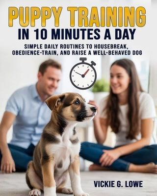 Puppy Training in 10 Minutes a Day: Simple Daily Routines to Housebreak, Obedience-Train, and Raise a Well-Behaved Dog by Lowe, Vickie G.