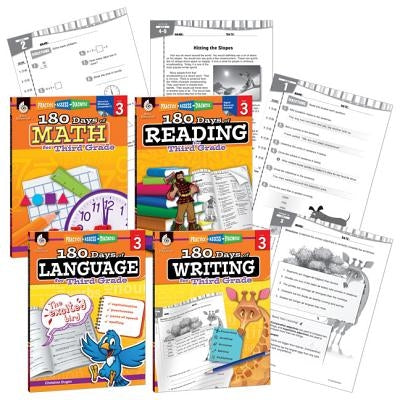 180 Days of Practice Grade 3 Bundle by Smith, Jodene