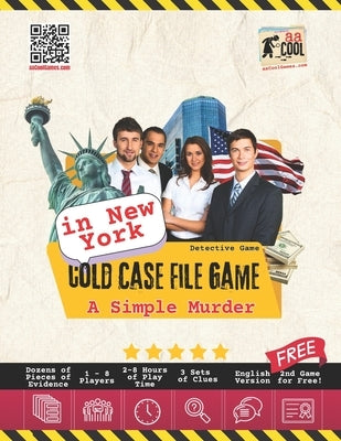 Detective Game - Murder Mystery Game - A Simple Murder in New York: An unsolved cold case file - Can you solve the crime? by Aacoolgames