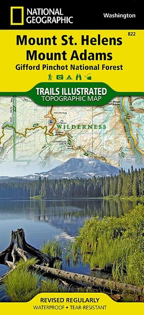 Mount St. Helens, Mount Adams Map [Gifford Pinchot National Forest] by National Geographic Maps