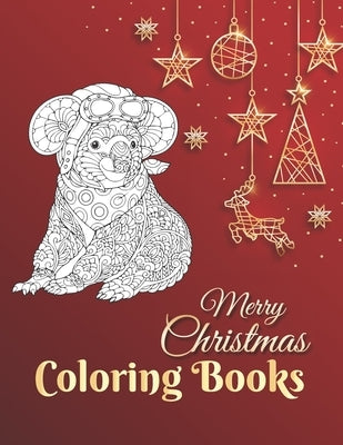 Merry Christmas Coloring Books: Merry Christmas Coloring Books for Adults Relaxation by Press House, Masab