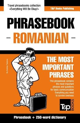 English-Romanian phrasebook and 250-word mini dictionary by Taranov, Andrey