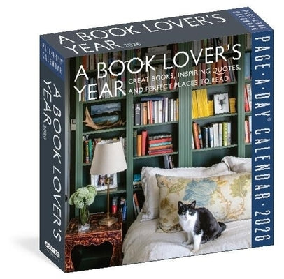 A Book Lover's Year Page-A-Day(r) Calendar 2026: Great Books, Inspiring Quotes, and Perfect Places to Read by Workman Calendars