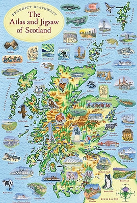 The Atlas and Jigsaw of Scotland by Blathwayt, Benedict