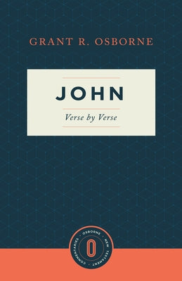 John Verse by Verse by Osborne, Grant R.