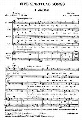Five Spiritual Songs by Hurd, Michael