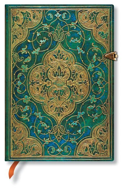 Turquoise Chronicles MIDI Lined Hardcover Journal, 240pg, 120gsm, Chroniques by Paperblanks (Turquoise Chronicles) by Paperblanks