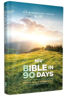 Niv, Bible in 90 Days, Hardcover: Cover to Cover in 12 Pages a Day by Cooper Jr, Ted
