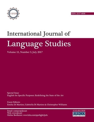 International Journal of Language Studies (IJLS) - volume 11(3) by Salmani Nodoushan, Mohammad Ali